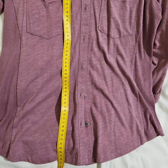 Style & Co. Lavender Buttoned Shirt - Picture 3 of 7